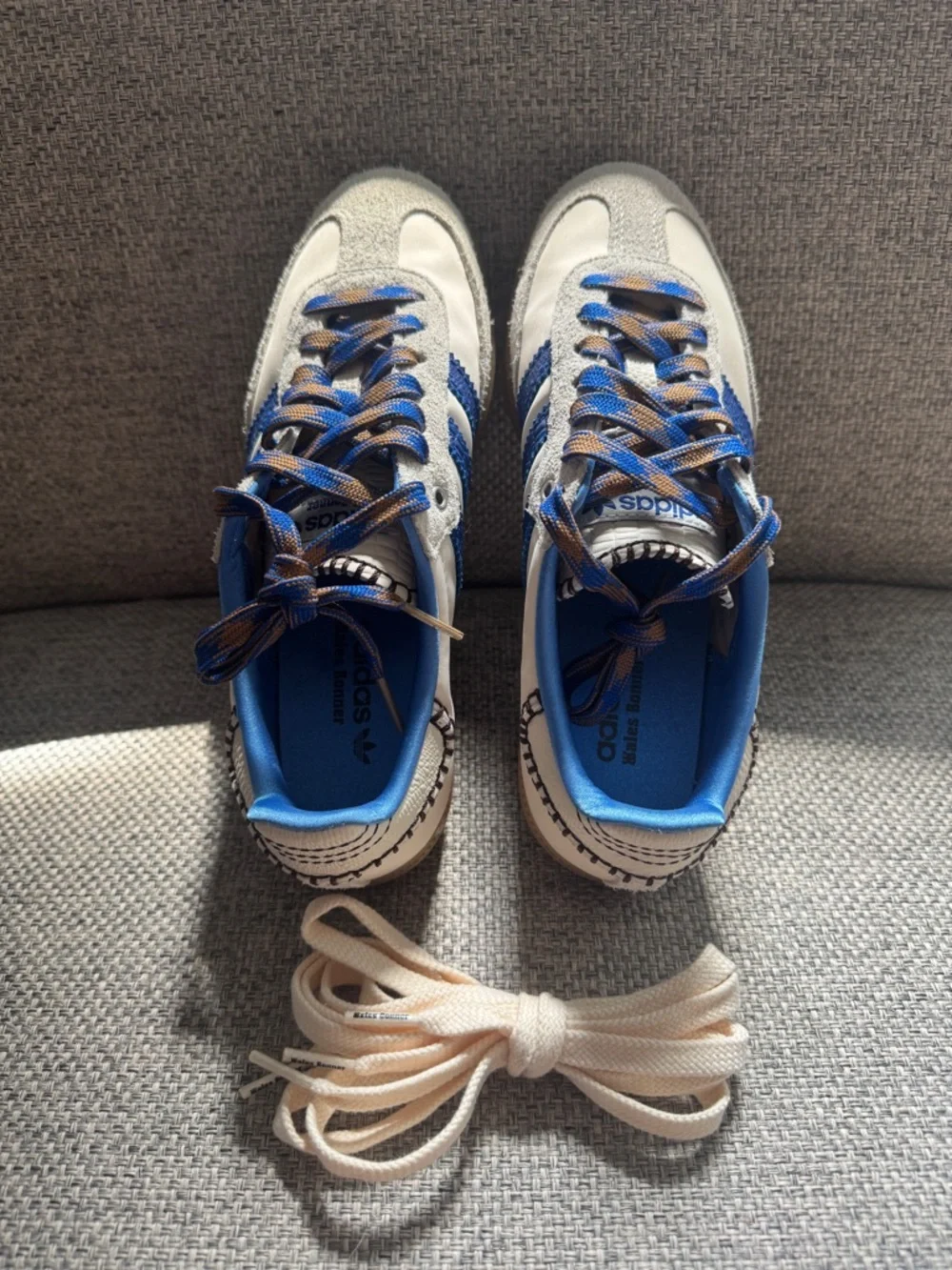 Wales Bonner x adidas Samba Nylon 'Wonder Clay Cobalt/ Royal Blue'